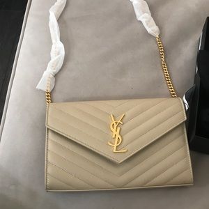 Yves saint lauren wallet on a chain